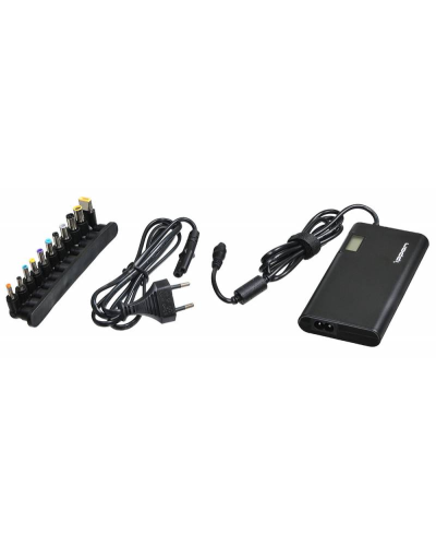 Блок питания Ippon SD90U автоматический 90W 15V-19.5V 11-connectors 4.5A 1xUSB 2.1A, LCD индикатор (705053). Блок питания. Ippon в Камышине