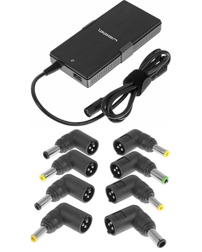 Блок питания Ippon S65U автоматический 65W 15V-19.5V 11-connectors 3.5A 1xUSB 2.1A, LED индикатор (651781). Блок питания. Ippon в Камышине