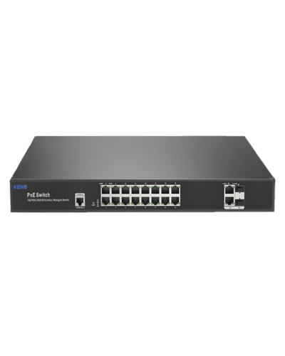 KN-SW1602SFP/M2. Коммутатор с питанием по PoE. KENO в Камышине