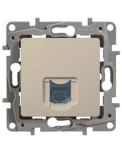 Розетка 5e, UTP, 1хRJ45, ETIKA, слоновая кость (672341). Розетка. LegranD в Камышине
