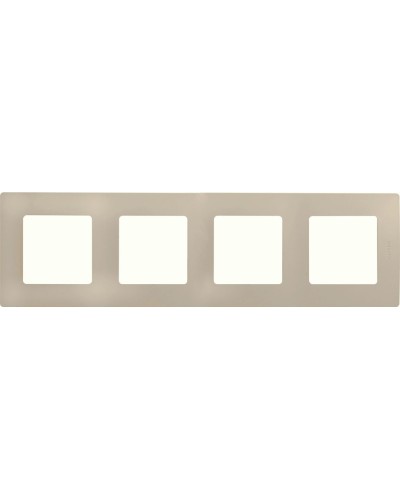 Рамка 4 поста ETIKA, слоновая кость (672514). Рамка. LegranD в Камышине