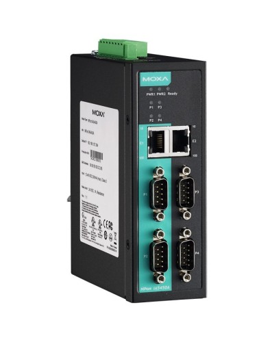 NPort IA5450A. 4-портовый усовершенствованный преобразователь. MOXA в Камышине