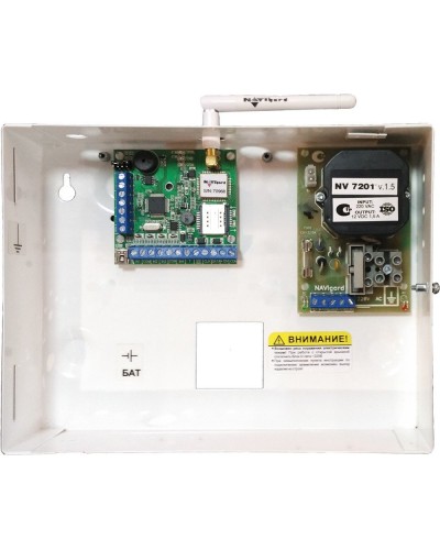 NV 1010c. Устройство оконечное объектовое приемно-контрольное c GSM коммуникатором. NAVIgard в Камышине