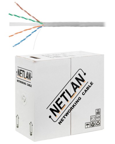 U/UTP 4pair, Cat6, Solid, In, PVC (EC-UU004-6-PVC-GY). Кабель «витая пара» (LAN) для структурированных систем связи. NETLAN в Камышине