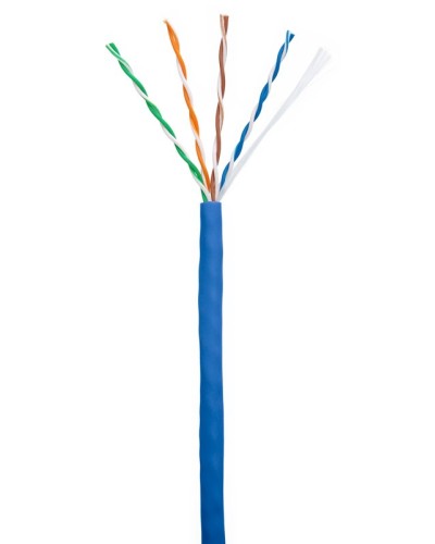U/UTP 4pair, Cat5e, In, PVC (CCA-UU004-5E-PVC-BL). Кабель «витая пара» (LAN) для структурированных систем связи. NETLAN в Камышине