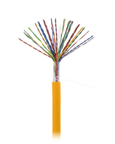 U/UTP 25pair, Cat5, In, LSZH (EC-UU025-5-LSZH-OR-3). Кабель «витая пара» (LAN) для структурированных систем связи. NETLAN в Камышине