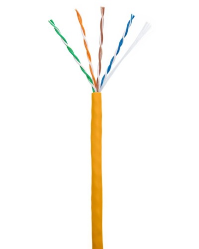 U/UTP 4pair, Cat5e, In, LSZH (EC-UU004-5E-LSZH-OR). Кабель «витая пара» (LAN) для структурированных систем связи. NETLAN в Камышине