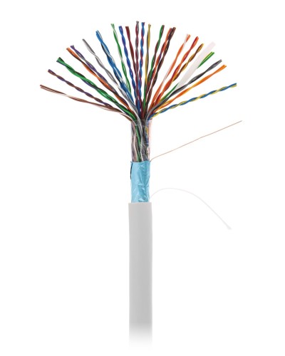 F/UTP 25pair, Cat5, In, PVC (EC-UF025-5-PVC-GY-3). Кабель «витая пара» (LAN) для структурированных систем связи. NETLAN в Камышине