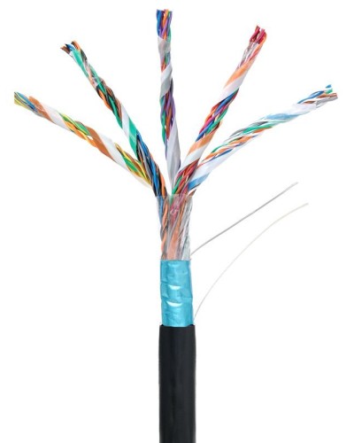 F/UTP 25pair, Cat5, Out, PE (EC-UF025-5-PE-BK-3). Кабель «витая пара» (LAN) для структурированных систем связи. NETLAN в Камышине