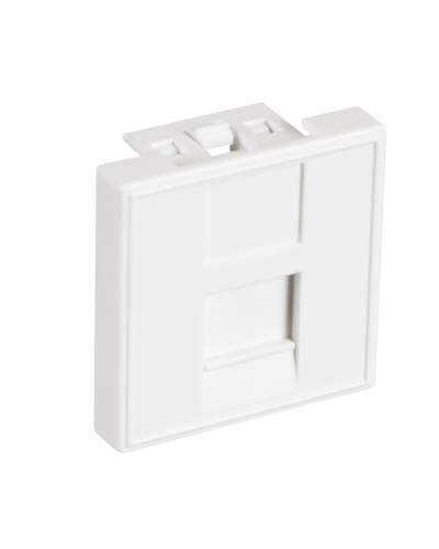 EC-IMF-1-WT-10 (10шт). Вставка 45x45 (Mosaic) для 1 модуля Keystone Jack. NETLAN в Камышине