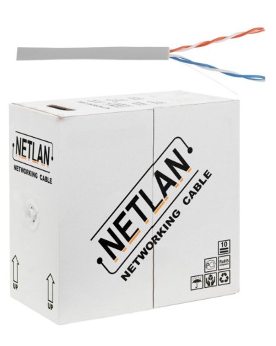 U/UTP 2pair, Cat5, In, PVC, CCA (CCA-UU002-5-PVC-GY) . Кабель «витая пара» (LAN) для структурированных систем связи. NETLAN в Камышине