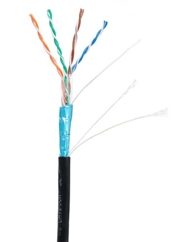 F/UTP 4pair, Cat5е, Out, PE (EC-UF004-5E-PE-BK). Кабель «витая пара» (LAN) для структурированных систем связи. NETLAN в Камышине