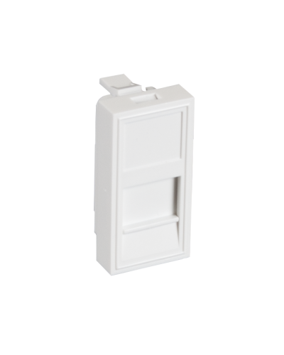 EC-IMH-1-WT-10 (10шт). Вставка 45x45 (Mosaic) для 1 модуля Keystone Jack. NETLAN в Камышине