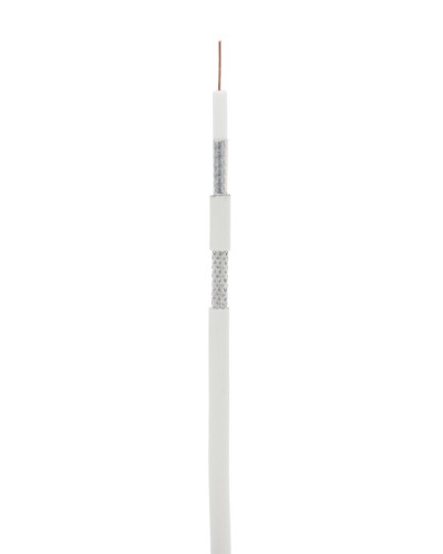 RG-6 CCS, In, PVC (EC-C2-32123A-WT-1). Кабель коаксиальный омедненный. NETLAN в Камышине