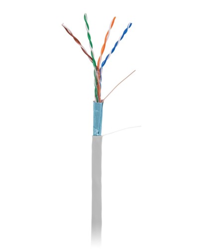 F/UTP 4pair, Cat5e, In, PVC (EC-UF004-5E-PVC-GY). Кабель «витая пара» (LAN) для структурированных систем связи. NETLAN в Камышине
