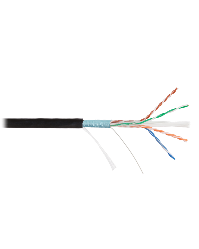 F/UTP 4pair, Cat6, Solid, In/Out, нг(А)-HF (NMC 4240C-BK). Кабель «витая пара» (LAN) для структурированных систем связи. NIKOMAX в Камышине