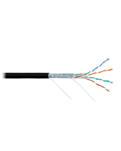 F/UTP 4pair, Cat5e, Solid, In/Out, нг(А)-HF (NMC 9200C-BK). Кабель «витая пара» (LAN) для структурированных систем связи. NIKOMAX в Камышине