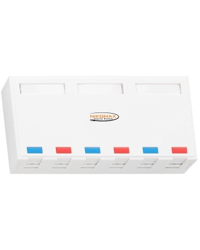 NMC-MB6P-ST-WT. Корпус настенной розетки. NIKOMAX в Камышине