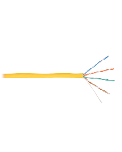U/UTP 4pair, Cat5e, Solid, In, PVC (NMC 4100A-YL). Кабель «витая пара» (LAN) для структурированных систем связи. NIKOMAX в Камышине