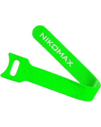 NMC-CTV150-12-SB-GN-10 (10шт). Стяжка-липучка с мягкой пряжкой. NIKOMAX в Камышине