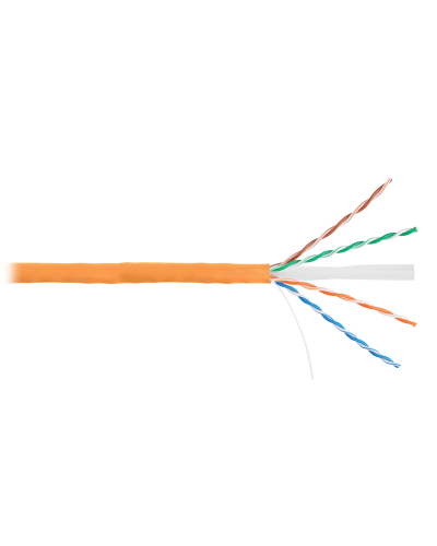 U/UTP 4pair, Cat6a, Solid, In, нг(А)-HF (NMC 4155C-OR). Кабель «витая пара» (LAN) для структурированных систем связи. NIKOMAX в Камышине