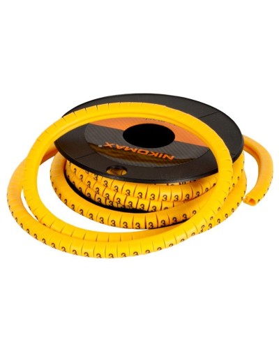NMC-CMR-4-YL-500 (500шт). Маркер кабельный. NIKOMAX в Камышине