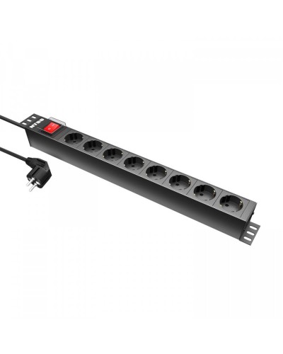 NTSS-PDU-DA2034 гор.размещ. 8xSchuko базовые 16A Schuko 1.8м. Блок розеток 19. NTSS в Камышине