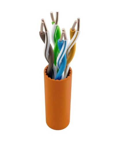 NTSS-IN-UTP4-5Е-LSZH-OR кат.5E UTP 4 пары 24AWG LSZH внутренний 305м оранжевый. Кабель «витая пара» (LAN) для структурированных систем связи. NTSS в Камышине