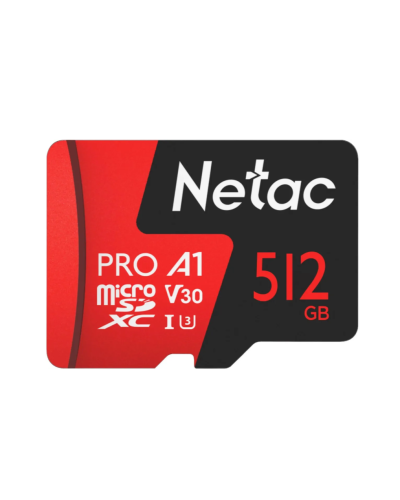 NT02P500PRO-512G-R. Карта памяти microSDXC, 512 ГБ, Class 10. Netac в Камышине