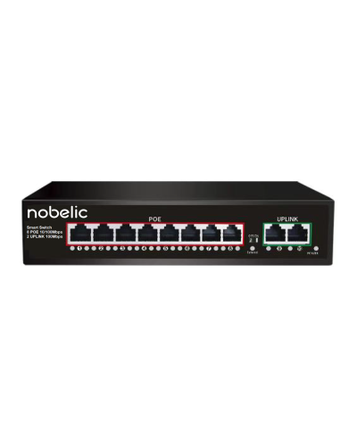 NBLS-1008P. Коммутатор неуправляемый 8-портовый. Nobelic в Камышине