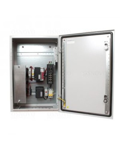 OS-46TB1(SW-80802/ILS(port 90W)). Уличная станция с термостабилизацией и резервным питанием. OSNOVO в Камышине
