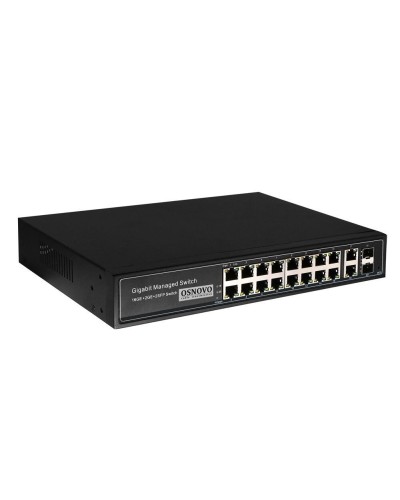SW-8182/L(300W). Коммутатор 16-портовый  Gigabit Ethernet с PoE. OSNOVO в Камышине