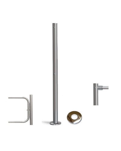 PERCo-BH02 2-15 с крышкой. Стойка с отверстием под стопорный механизм поворотной секции и с 2-мя отверстиями для крепления патрубков на стороне, противоположной створке. PERCo в Камышине