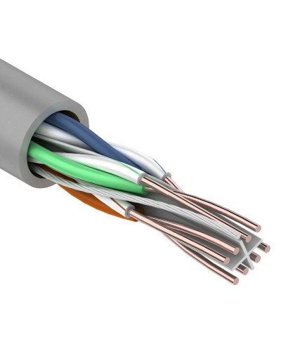 U/UTP 4PR 23AWG, CCA, CAT6, PVC, 305м. PROconnect (01-0047-3). Кабель «витая пара» (LAN) для структурированных систем связи. PROCONNECT в Камышине