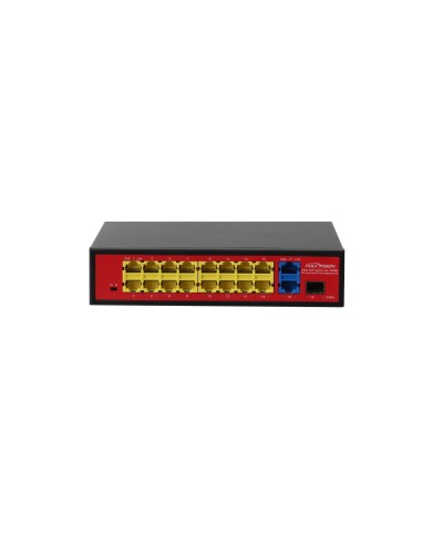 PND-16P-2G1F Lite (180W). Коммутатор неуправляемый 18-портовый с PoE. Polyvision в Камышине