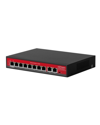PND-08P-2M-BT1 (120W). Коммутатор AI 10-портовый с функцией PoE. Polyvision в Камышине