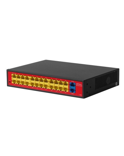 PND-24P-2G Lite (250W). Коммутатор неуправляемый 26-портовый с функцией PoE. Polyvision в Камышине