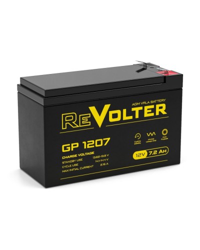 Revolter GP 1207. Аккумулятор автомобильный герметичный свинцово-кислотный. Revolter в Камышине