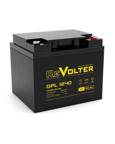 Revolter GPL 1240. Аккумулятор автомобильный герметичный свинцово-кислотный. Revolter в Камышине