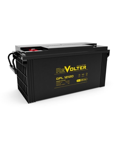 Revolter GPL 12120. Аккумулятор автомобильный герметичный свинцово-кислотный. Revolter в Камышине