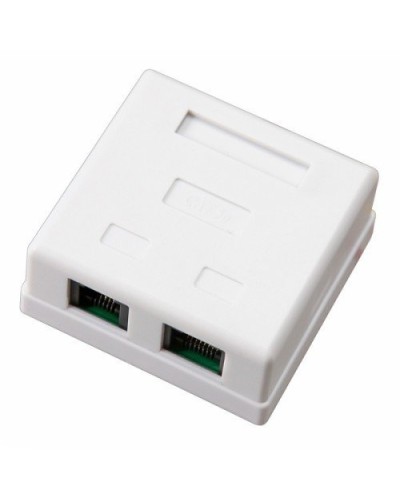 Розетка компьютерная внешняя, 2-порта RJ-45 (8P8C), UTP CAT 6 REXANT (03-0136): Розетка RJ-45 в Камышине