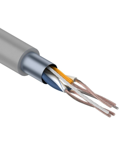 F/UTP, CAT 5e, PVC, 2PR, 24AWG, INDOOR, STRANDED, серый, 305м, REXANT (01-0125). Кабель «витая пара» (LAN) для структурированных систем связи. Rexant в Камышине