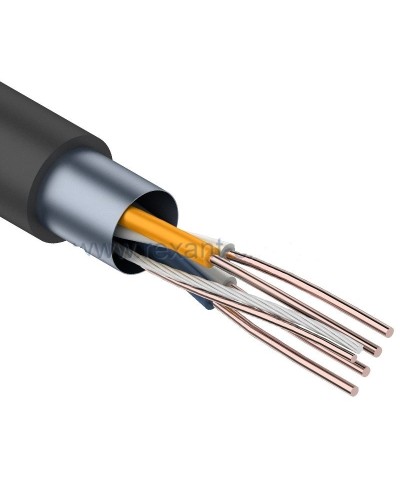 F/UTP, CAT 5e, PE, 2PR, 24AWG, OUTDOOR, SOLID, черный, 305м, REXANT (01-0124). Кабель «витая пара» (LAN) для структурированных систем связи. Rexant в Камышине