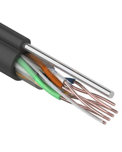 U/UTP 4PR 24AWG CAT5e 305м OUTDOOR+ТРОС*1 REXANT (01-0046). Кабель «витая пара» (LAN) для структурированных систем связи. Rexant в Камышине
