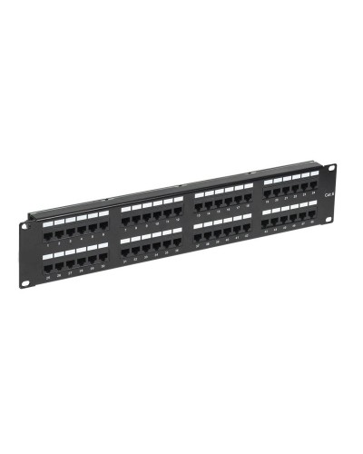 Панель коммутационная с кабельными органайзерами 19", 2U, 48 портов, RJ-45, CAT 6, UTP REXANT PRO (02-0232): Патч-панель 19" в Камышине