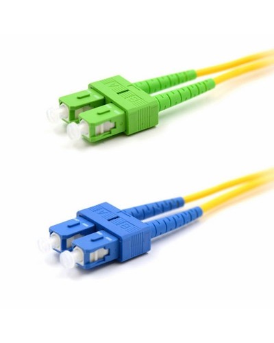 Патч-корд оптический переходной (SM), 9/125 (OS2), SC/APC-SC/UPC, (Duplex), PVC, 2м REXANT (50-2059): Патч-корд оптический в Камышине