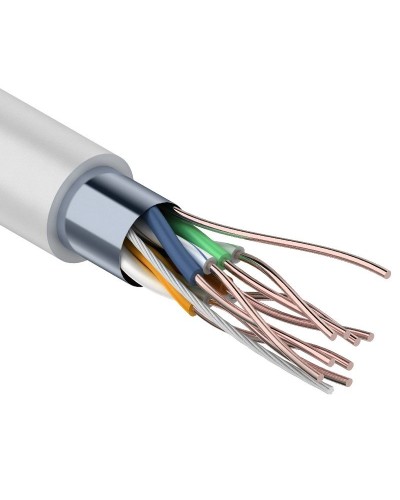 F/UTP, CAT 6, ZH нг(А)-HF, 4PR, 23AWG, INDOOR, SOLID, серый, 305м, REXANT (01-0167). Кабель «витая пара» (LAN) для структурированных систем связи. Rexant в Камышине