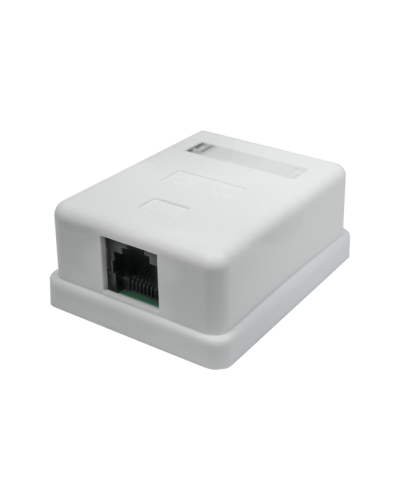 Розетка настенная RJ-45, 8P8C, Cat.5e, 1 порт UTP (10-0307): Компьютерная розетка в Камышине