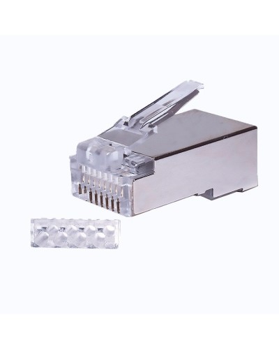 Коннекторы 8P8C FTP Cat.6 3U (RJ-45) (100шт) (10-0202). Разъем RJ-45. SUPRLAN в Камышине
