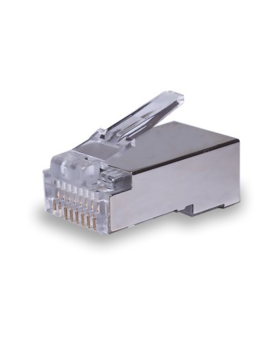 Коннекторы 8P8C FTP Cat.5e (RJ-45) (100шт) (10-0231). Разъем RJ-45. SUPRLAN в Камышине